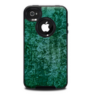 The Emerald Green Choppy Pattern Skin for the iPhone 4-4s OtterBox Commuter Case