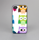 The Emotional Cartoon Owls Skin-Sert for the Apple iPhone 4-4s Skin-Sert Case