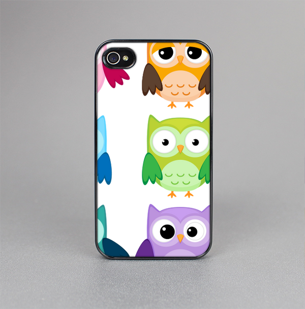The Emotional Cartoon Owls Skin-Sert for the Apple iPhone 4-4s Skin-Sert Case