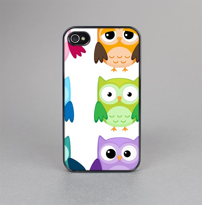 The Emotional Cartoon Owls Skin-Sert for the Apple iPhone 4-4s Skin-Sert Case