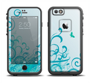 The Escaping Butterfly Floral Apple iPhone 6/6s LifeProof Fre Case Skin Set