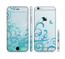 The Escaping Butterfly Floral Sectioned Skin Series for the Apple iPhone 6 Plus