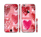 The Etched Heart Layer Pattern Sectioned Skin Series for the Apple iPhone 6s