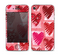 The Etched Heart Layer Pattern Skin for the Apple iPhone 4-4s