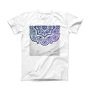 The Ethnic Indian Vector Ornament ink-Fuzed Front Spot Graphic Unisex Soft-Fitted Tee Shirt