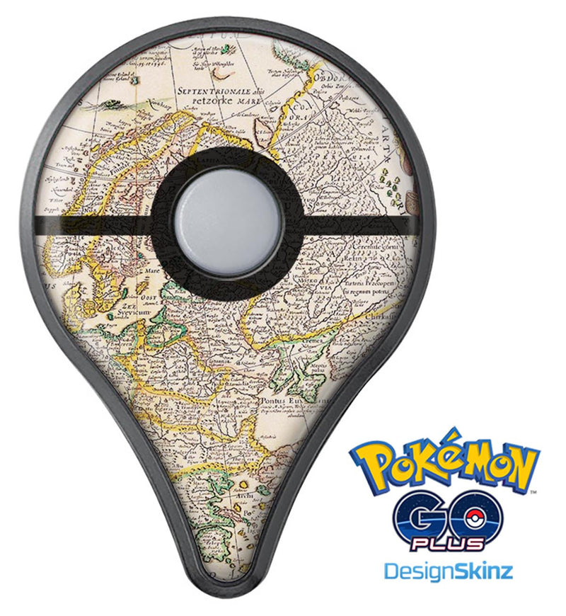The European Map of Royalty  Pokémon GO Plus Vinyl Protective Decal Skin Kit