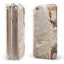 The European Map of Royalty iPhone 6/6s or 6/6s Plus 2-Piece Hybrid INK-Fuzed Case