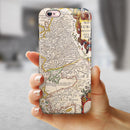 The European Map of Royalty iPhone 6/6s or 6/6s Plus 2-Piece Hybrid INK-Fuzed Case