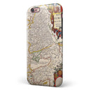 The European Map of Royalty iPhone 6/6s or 6/6s Plus 2-Piece Hybrid INK-Fuzed Case