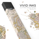 The European Map of Royalty  - Premium Decal Protective Skin-Wrap Sticker compatible with the Juul Labs vaping device