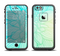 The Faded Blue & Green Subtle Floral Apple iPhone 6/6s Plus LifeProof Fre Case Skin Set