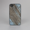 The Faded Blue Paint on Wood Skin-Sert for the Apple iPhone 4-4s Skin-Sert Case