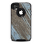 The Faded Blue Paint on Wood Skin for the iPhone 4-4s OtterBox Commuter Case