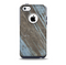 The Faded Blue Paint on Wood Skin for the iPhone 5c OtterBox Commuter Case