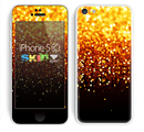 The Faded Gold Glimmer Skin for the Apple iPhone 5c