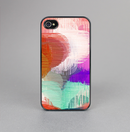 The Faded Neon Painted Hearts Skin-Sert for the Apple iPhone 4-4s Skin-Sert Case