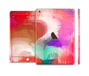 The Faded Neon Painted Hearts Full Body Skin Set for the Apple iPad Mini 3