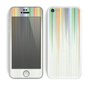 The Faded Pastel Color-Stripes Skin for the Apple iPhone 5c