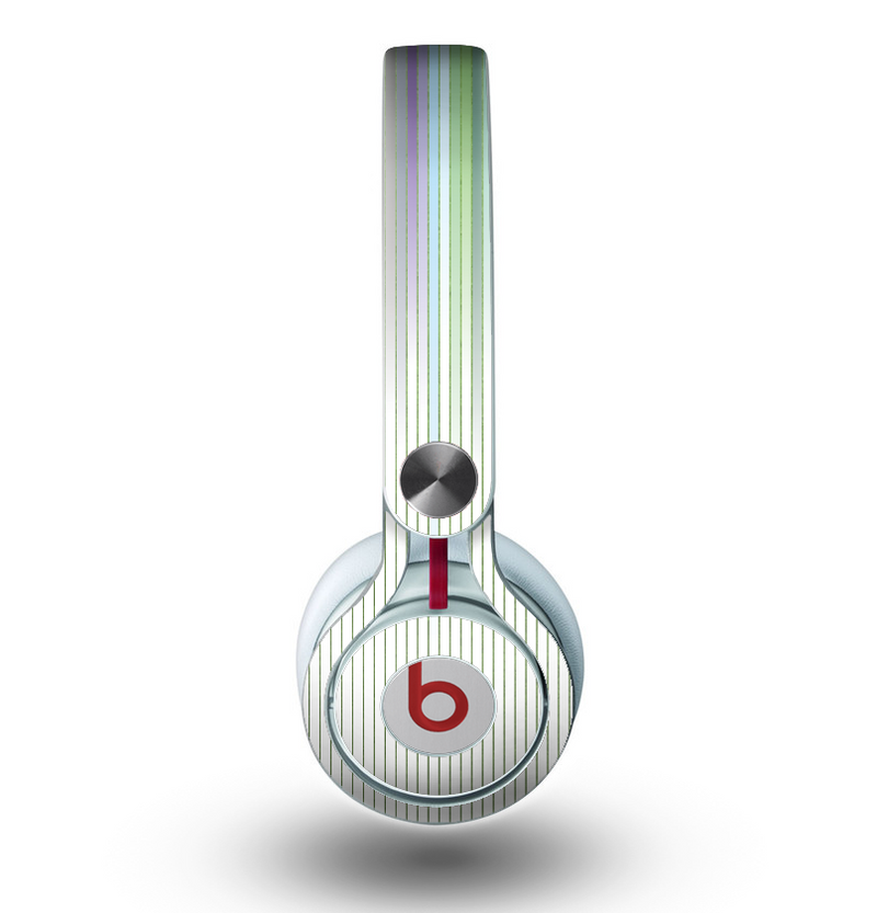 The Faded Pastel Color-Stripes Skin for the Beats by Dre Mixr Headphones