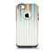 The Faded Pastel Color-Stripes Skin for the iPhone 5c OtterBox Commuter Case