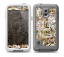 The Faded Torn Newspaper Letter Collage Skin for the Samsung Galaxy S5 frē LifeProof Case