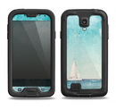 The Faded WaterColor Sail Boat Samsung Galaxy S4 LifeProof Fre Case Skin Set