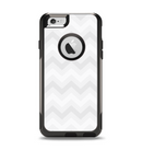 The Faded White Zigzag Chevron Pattern Apple iPhone 6 Otterbox Commuter Case Skin Set