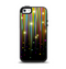 The Falling Neon Color Strips Apple iPhone 5-5s Otterbox Symmetry Case Skin Set