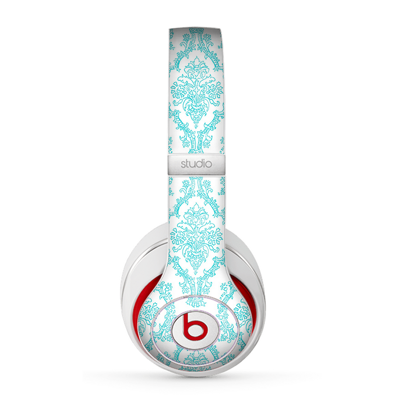 The Fancy Laced Turquiose & White Pattern Skin for the Beats by Dre Studio (2013+ Version) Headphones