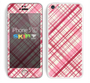 The Fancy Pink Vintage Plaid Skin for the Apple iPhone 5c