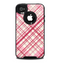 The Fancy Pink Vintage Plaid Skin for the iPhone 4-4s OtterBox Commuter Case