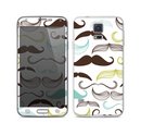 The Fashion Mustache Variety On White Skin For the Samsung Galaxy S5
