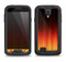 The Fiery Glowing Gradient Stripes Samsung Galaxy S4 LifeProof Fre Case Skin Set