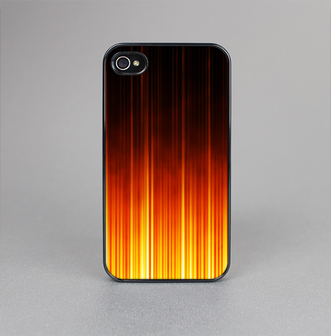 The Fiery Glowing Gradient Stripes Skin-Sert for the Apple iPhone 4-4s Skin-Sert Case