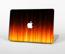 The Fiery Glowing Gradient Stripes Skin Set for the Apple MacBook Pro 15" with Retina Display