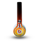 The Fiery Glowing Gradient Stripes Skin for the Beats by Dre Mixr Headphones