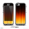 The Fiery Glowing Gradient Stripes Skin for the iPhone 5c nüüd LifeProof Case