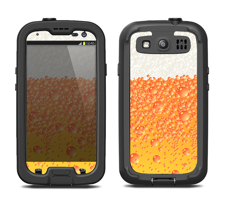 The Fizzy Cold Beer Samsung Galaxy S4 LifeProof Fre Case Skin Set