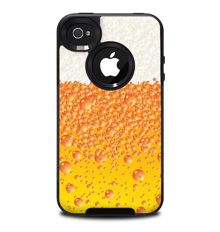 The Fizzy Cold Beer Skin for the iPhone 4-4s OtterBox Commuter Case