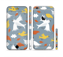 The Flying Vector Birds Pattern Sectioned Skin Series for the Apple iPhone 6s Plus