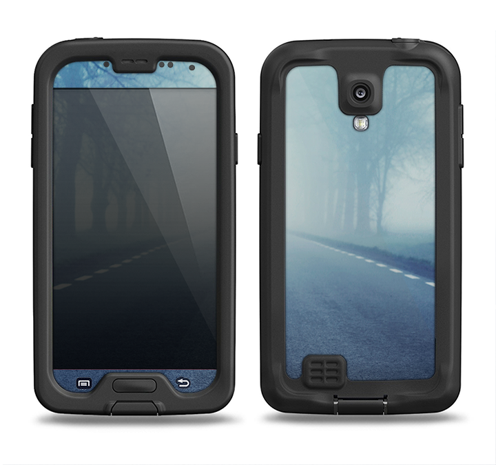 The Foggy Back Road Samsung Galaxy S4 LifeProof Fre Case Skin Set