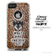 What Does The Fox Say Cheetah Print Skin For The iPhone 4-4s or 5-5s Otterbox Commuter Case