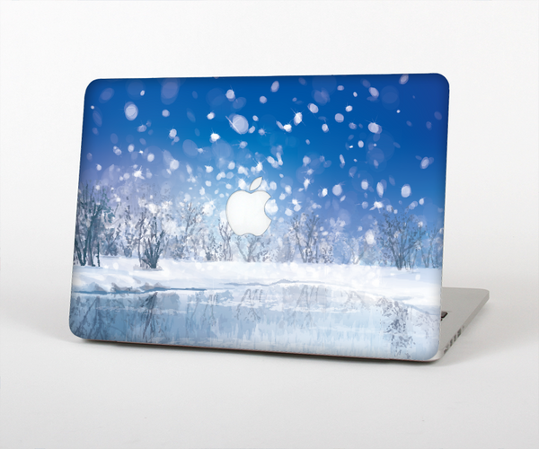 The Frozen Snowfall Pond Skin for the Apple MacBook Pro Retina 15"
