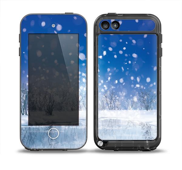The Frozen Snowfall Pond Skin for the iPod Touch 5th Generation frē LifeProof Case