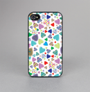 The Fun-Colored Pattern Hearts Skin-Sert for the Apple iPhone 4-4s Skin-Sert Case