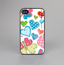 The Fun Colored Love-Heart Treats Skin-Sert for the Apple iPhone 4-4s Skin-Sert Case