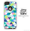 The Fun Colored Triangular Cubes Skin For The iPhone 4-4s or 5-5s Otterbox Commuter Case