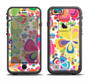 The Fun Colored Vector Flower Petals Apple iPhone 6/6s Plus LifeProof Fre Case Skin Set