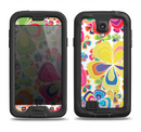 The Fun Colored Vector Flower Petals Samsung Galaxy S4 LifeProof Fre Case Skin Set