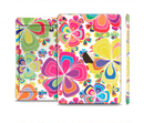The Fun Colored Vector Flower Petals Full Body Skin Set for the Apple iPad Mini 3